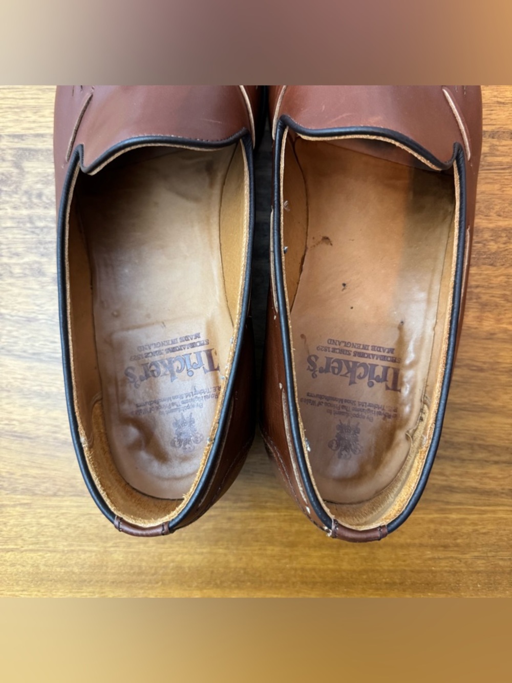 Tricker’s Men's Brown Leather Tassel Loafers Size 12.5 US - Picture 12 of 12